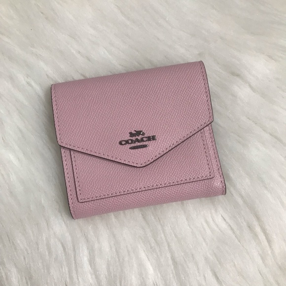 Nwt Coach Small Wallet Aurora Pink 